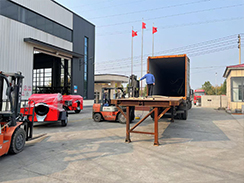 福瑞得機械3臺 500L灌縫機裝柜出口澳大利亞